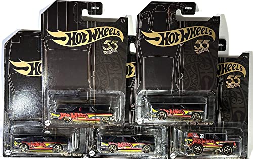 【楽天市場】ホットウィール マテル ミニカー ホットウイール Hot Wheels 23 Pearl And Chrome 55th Anniversary Set 5 Cars 8875