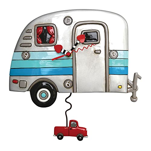 壁掛け時計 振り子時計 インテリア 海外モデル アメリカ Allen Designs Happy Campers Pendulum Clock壁掛け時計 振り子時計 インテリア 海外モデル アメリカ|angelica