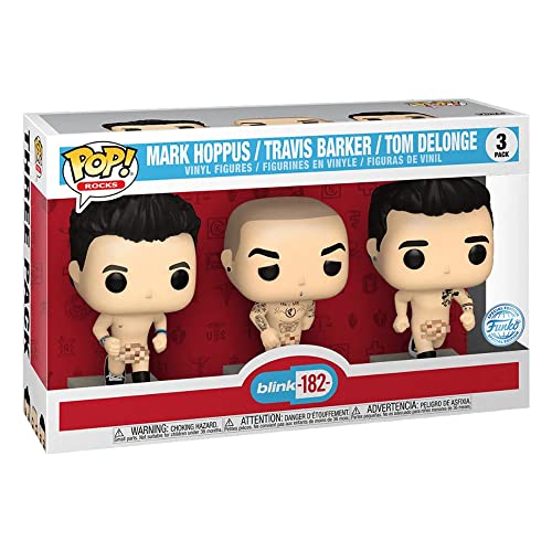 ファンコ FUNKO フィギュア 人形 アメリカ直輸入 Funko POP Rocks Mark Hoppus, Travis Barker & Tom Delonge Vinyl Figure 3-Pack BLINK 182 EXCLUSIVE HT EXPO 2022 (FUN69588)ファンコ FUNKO フィギュア 人形 アメリカ直輸入｜angelica
