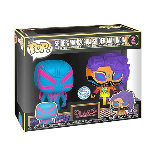 ファンコ FUNKO フィギュア 人形 アメリカ直輸入 Pop! Across The Spider-Verse - Spider-Man 2099 & India Blacklight 2 Packファンコ FUNKO フィギュア 人形 アメリカ直輸入｜angelica