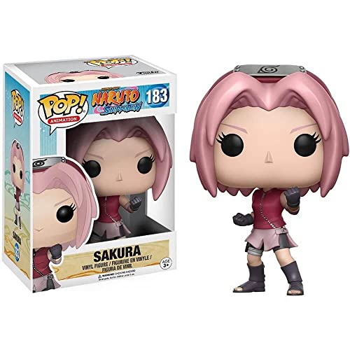 미국에서 직수입한 Funko Funko 피규어 인형 Funko Pop!애니메이션: 나루토 싯푸덴 - 사쿠라 - 수집용 비닐 피규어 - 선물 아이디어 - 공식 제안 - 어린이 및 성인을 위한 장난감 - 애니메이션 팬 - 모델 피규어 Funko 미국에서 직수입된 피규어