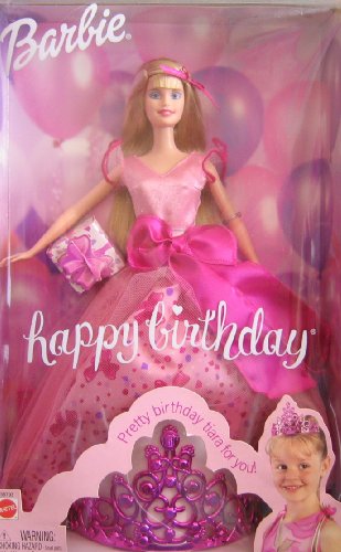 バービー バービー人形 日本未発売 バースデーバービー バースデーウィッシュ 56793 Barbie Happy Birthday Doll w Tiara for You! (2002)バービー バービー人形 日本未発売 バースデーバービー バースデーウィッシュ 56793｜angelica