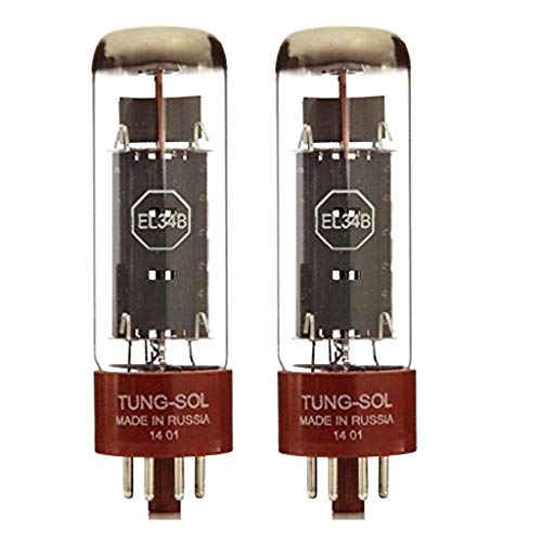 無意味さ管 ギター・軍事基地 アンプリファイアー 外国で インポート Brand New Tung-Sol Reissue EL34B Plate Current Matched Pair (2) Vacuum Tubes無意味さ管 ギター・軍事基地 アンプリファイアー 外国で インポート