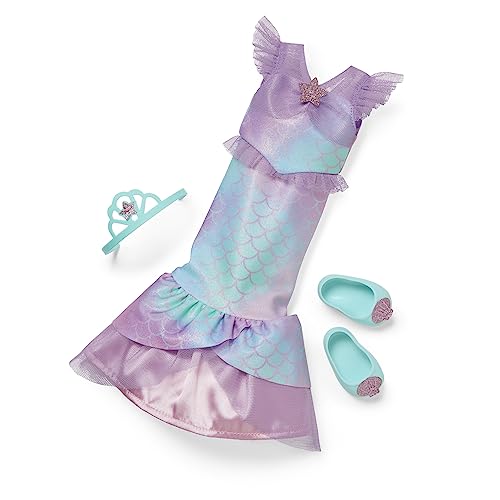 アメリカンガールドール 赤ちゃん おままごと ベビー人形 American Girl WellieWishers 14.5-inch Doll 2-in-1 Sparkly Mermaid Outfit with Headband and Ballet Flats, For Ages 4+アメリカンガールドール 赤ちゃん おままごと ベビー人形｜angelica