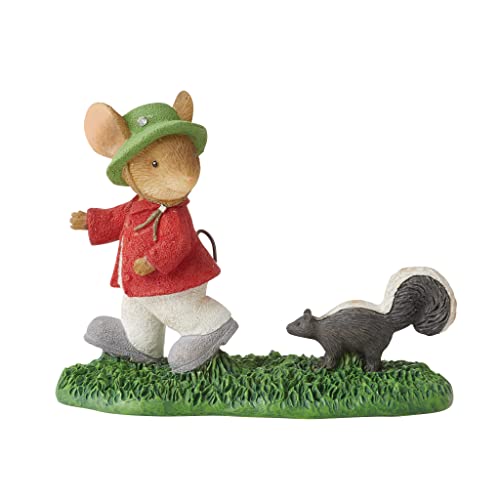 エネスコ Enesco 飾りつけ 室内装飾 外国で模範例 亜米利加 Enesco Tails with Heart Happy Camper Skunk Attack Mouse Miniature Figurine, 2.36 Inch, Multicolorエネスコ Enesco 飾りつけ 室内装飾 外国で模範例 亜米利加