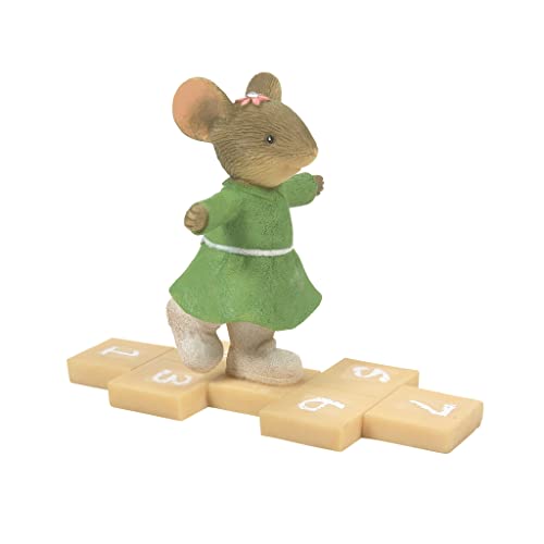 エネスコ Enesco 飾りつけ 室内装飾 外国で模範例 亜米利加 Enesco Tails with Heart Playground Fun Hopscotch Til You Drop Mouse Figurine, 2.6 Inch, Multicolorエネスコ Enesco 飾りつけ 室内装飾 外国で模範例 亜米利加
