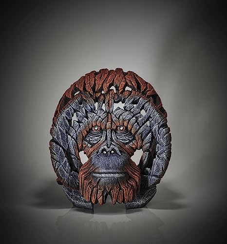エネスコ Enesco 置物 インテリア 海外モデル アメリカ Enesco Edge Sculpture Orangutan Head Bust Animal Figurine, 16.15 Inch, Orangeエネスコ Enesco 置物 インテリア 海外モデル アメリカ|angelica