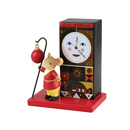 エネスコ Enesco 飾りつけ 室内装飾 外国で模範例 亜米利加 Enesco Tails with Heart FAO Schwarz Mouse Time for Play Figurine, 3.9 Inch, Multicolorエネスコ Enesco 飾りつけ 室内装飾 外国で模範例 亜米利加