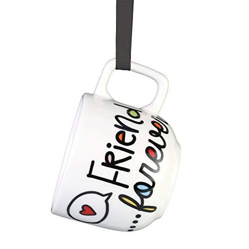 エネスコ Enesco 飾り付け 室内装飾 外国で模範例 亜米利加 Enesco Our Name is Mud Cuppadoodles Friend Forever Miniature Mug Hanging Ornament, 2 Inch, Multicolorエネスコ Enesco 飾り付け 室内装飾 外国で模範例 亜米利加 インテリア小物・置物-インテリア・寝具・収納-その他