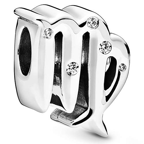 パンドラ ブレスレット チャーム アクセサリー ブランド PANDORA Sparkling Virgo Zodiac Charm - Gift for Her - Compatible with PANDORA Moments - Sterling Silver with Cubic Zirconia - With Gift Boxパンドラ ブレスレット チャーム アクセサリー ブランド｜angelica