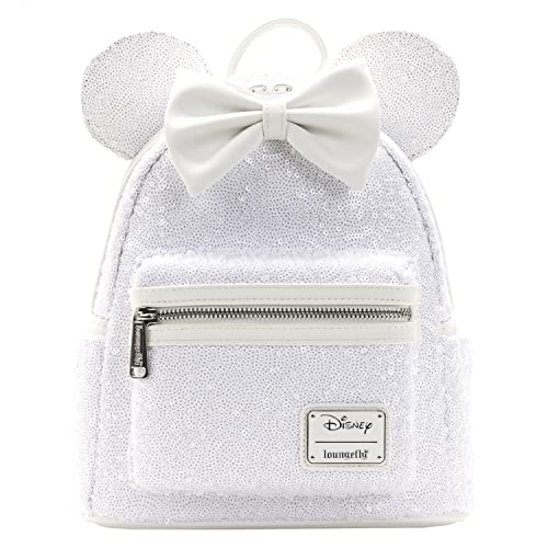 ラウンジフライ アメリカ 日本未発売 バッグ コラボ Loungefly Disney Minnie Mouse Sequin Wedding Womens Double Strap Shoulder Bag Purseラウンジフライ アメリカ 日本未発売 バッグ コラボ｜angelica