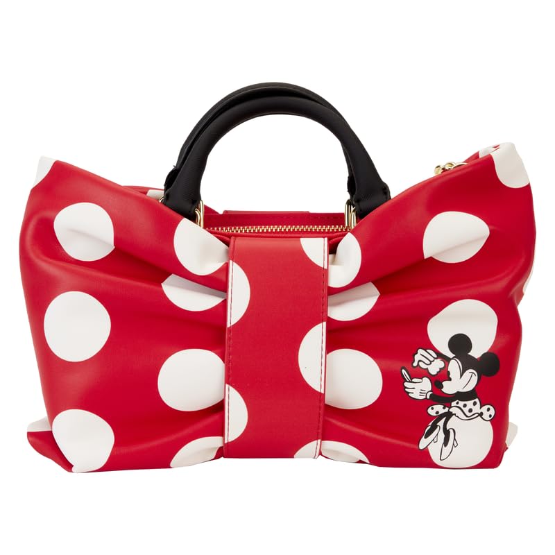 ラウンジフライ アメリカ 日本未発売 バッグ コラボ Loungefly Minnie Mouse Rocks the Dots Classic Bow Figural Crossbody Bag Standardラウンジフライ アメリカ 日本未発売 バッグ コラボ｜angelica