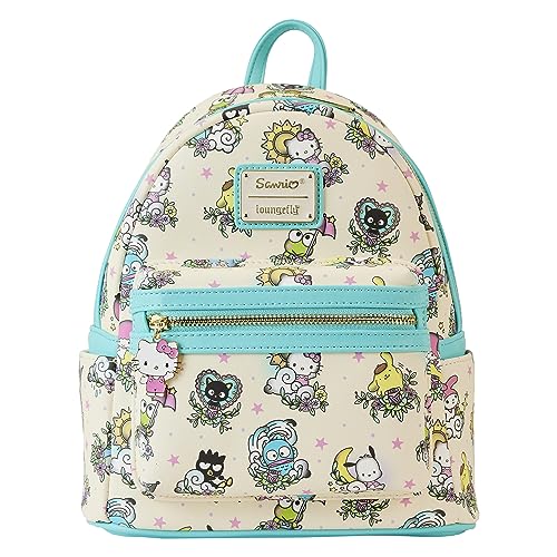 ラウンジフライ アメリカ 日本未発売 バッグ コラボ Loungefly Sanrio Hello Kitty Tattoo All Over Print Womens Double Strap Shoulder Bag Purseラウンジフライ アメリカ 日本未発売 バッグ コラボ｜angelica 26,338円