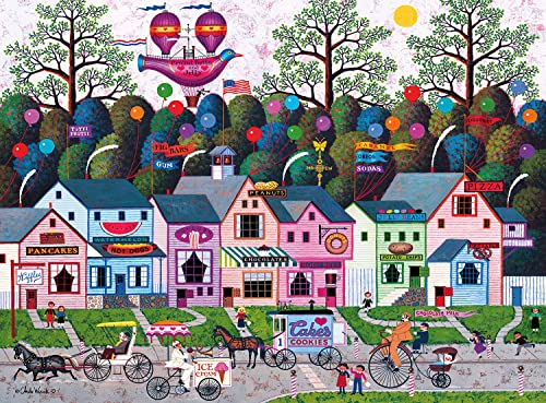 ジグソーパズル 海外製 アメリカ Buffalo Games - Silver Select - Charles Wysocki - Charles Wysocki - Confection Street - 1000 Piece Jigsaw Puzzle For Adults -Challenging Puzzle Perfect for Game Nights - Finished Size is 2ジグソーパズル 海外製 アメリカ｜angelica