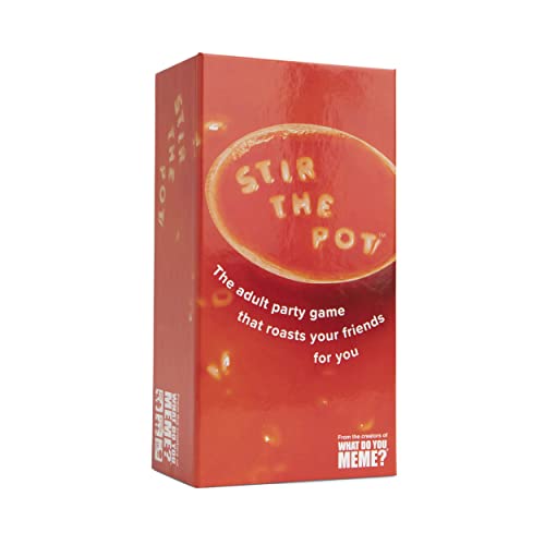 ボードゲーム 英語 アメリカ 海外ゲーム WHAT DO YOU MEME? Stir The Pot - The Party Game That Roasts Your Friends - Adult Card Games for Game Nightボードゲーム 英語 アメリカ 海外ゲーム｜angelica