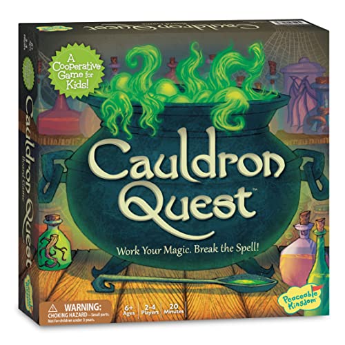 ボードゲーム 英語 アメリカ 海外ゲーム Peaceable Kingdom Cauldron Quest Cooperative Potions and Spells Game for Kidsボードゲーム 英語 アメリカ 海外ゲーム｜angelica