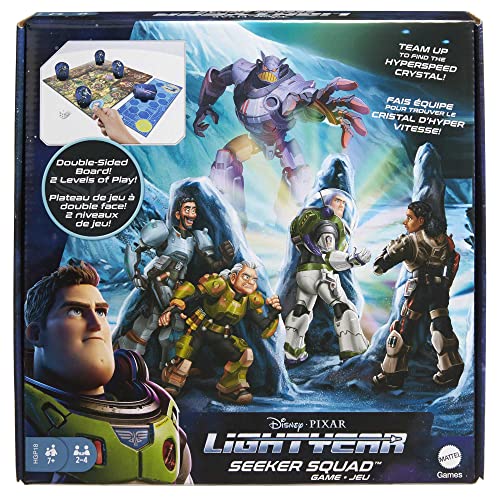ゲーム盤競り合い 英語 亜米利加 外国で競り合い Mattel Games Disney and Pixar Lightyear Seeker Squad Board Game, Movie-Themed Game with 2-Level Play \u0026 Cooperative Teamwork for 2 to 4 Players Ages 7 Years \u0026 Upゲーム盤競り合い 英語 亜米利加 外国で競り合い