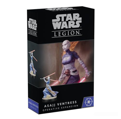 ゲーム盤競り合い 英語 亜米利加 外国で競り合い Star Wars: Legion Asajj Ventress OPERATIVE EXPANSION - Unleash Sinister Power! Tabletop Miniatures Strategy Game for Kids and Adults, Ages 14+, 2 Players, 3 Hour Playtime, Maゲーム盤競り合い 英語 亜米利加 外国で競り合い