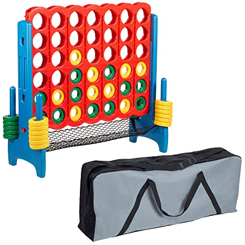 ゲーム盤力くらべ 英語 亜米利加 外国で力くらべ ECR4Kids Jumbo 4-To-Score with Mesh Net and Carry Bag, Giant Game, Assortedゲーム盤力くらべ 英語 亜米利加 外国で力くらべ