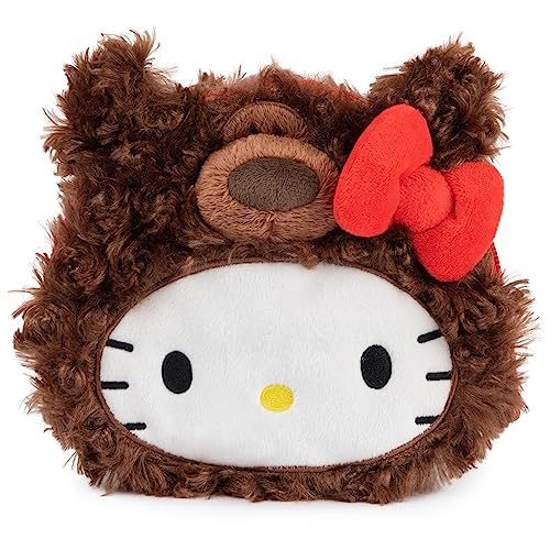 ガンド GUND ぬいぐるみ リアル お世話 GUND Sanrio Hello Kitty Philbin Teddy Bear Plush Pouch with Zipper for Ages 1 and Up, Brown, 5.5”ガンド GUND ぬいぐるみ リアル お世話|angelica