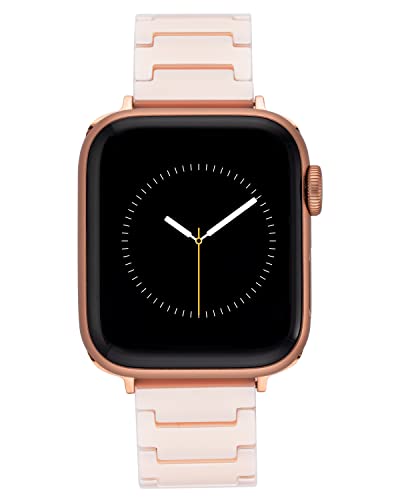 ウオッチ アンクライン レディース WITHit Anne Klein Ceramic Link Fashion Bracelet for Apple Watch Secure, Adjustable, Apple Watch Replacement Band, Fits Most Wrists (38/40/41粍, Blush)ウオッチ アンクライン レディース 腕時計-レディース腕時計