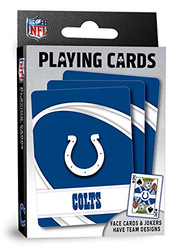 ボードゲーム 英語 アメリカ 海外ゲーム MasterPieces - NFL Playing Cards, Officially Licensed Indianapolis Colts Football Deck, Family Games for Adults and Kids, Standard Indexボードゲーム 英語 アメリカ 海外ゲーム｜angelica