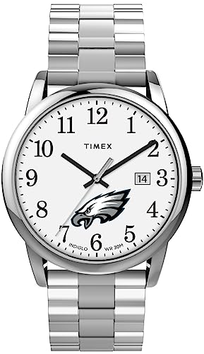 腕時計 タイメックス メンズ Timex Men's Easy Reader 38mm Watch - Philadelphia Eagles with Expansion Band腕時計 タイメックス メンズ｜angelica