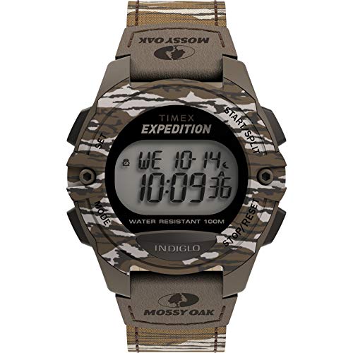 腕時計 タイメックス メンズ Timex x Men Expedition Digital CAT 40mm Watch ? Original Bottomland Camo Fabric Strap腕時計 タイメックス メンズ
