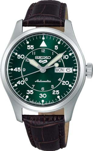 腕時計 セイコー メンズ Seiko SRPJ89 Sports Field Suits Style Five Sports Automatic Men's Watch, Made in Japan, Brown Leather, Overseas Model腕時計 セイコー メンズ|angelica
