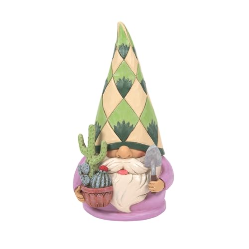エネスコ Enesco 飾りつけ 室内装飾 外国で模範例 亜米利加 Enesco Jim Shore Heartwood Creek Succulent Gardener Gnome Figurine, 5.75 Inch, Multicolorエネスコ Enesco 飾りつけ 室内装飾 外国で模範例 亜米利加