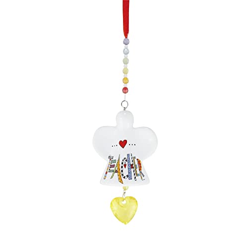 エネスコ Enesco 飾りつけ 室内装飾 外国で模範例 亜米利加 Enesco Our Name is Mud Cuppa Teacher Angel Hanging Ornament, 2.5 Inchesエネスコ Enesco 飾りつけ 室内装飾 外国で模範例 亜米利加