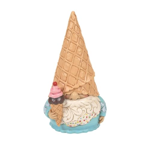 エネスコ Enesco 飾りつけ 室内装飾 外国で模範例 亜米利加 Enesco Jim Shore Heartwood Creek Ice Cream Soft Serve Gnome Figurine- Stone Resin Hand Painted Crafted Collectible Decorative Gnomes Figurines Sumエネスコ Enesco 飾りつけ 室内装飾 外国で模範例 亜米利加