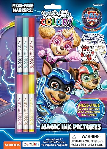 パウパトロール アメリカ直輸入 おもちゃ PAW Patrol The Mighty Move 16 Page Imagine Ink Coloring Pad, with 6 Mini Mess Free Markers, Bendon 58596パウパトロール アメリカ直輸入 おもちゃ画像