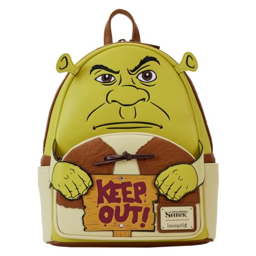 ラウンジフライ アメリカ 日本未発売 バッグ コラボ Loungefly Dreamworks Shrek Keep Out Cosplay Mini Backpack Backpacks Standardラウンジフライ アメリカ 日本未発売 バッグ コラボ｜angelica