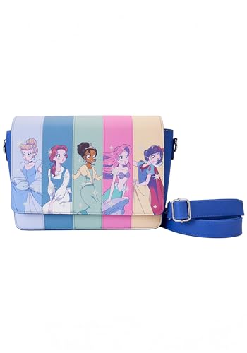 ☆Loungefly☆アニメ風ディズニープリンセス 斜めがけバッグ Amazon | Loungefly 美女と野獣 プリンセスシーン クロスボディ
