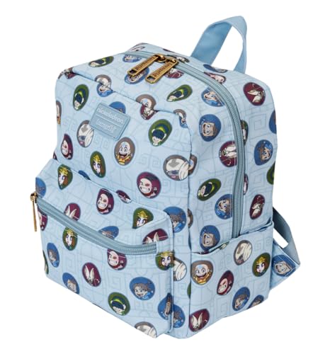 ラウンジフライ アメリカ 日本未発売 バッグ コラボ Loungefly Nickelodeon Avatar the Last Airbender Allover Print Square Nylon Mini Backpackラウンジフライ アメリカ 日本未発売 バッグ コラボ|angelica