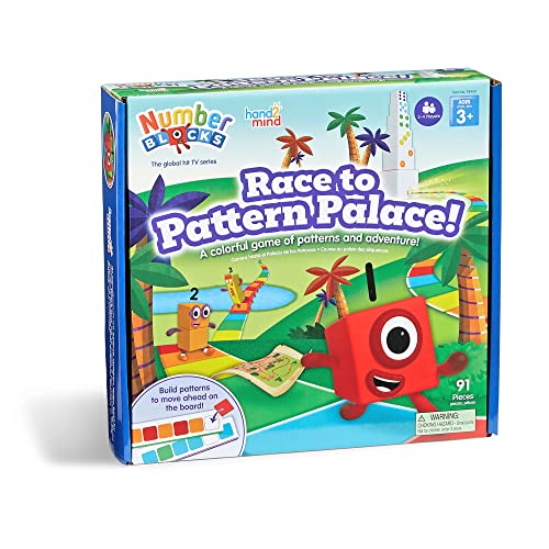 ボードゲーム 英語 アメリカ 海外ゲーム hand2mind Numberblocks Race to Pattern Palace! Board Game, Educational Board Games, Numbers for Toddlers, Math Toys for Kids 3-5, Preschool Learning Activities, Birthday Giftボードゲーム 英語 アメリカ 海外ゲーム｜angelica 12,859円