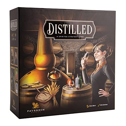ゲーム盤力くらべ 英語 亜米利加 外国で力くらべ Distilled: A Spirited Strategy Game, Highly-Thematic Euro Game, Strive for The Title of Master Distiller, 1 to 5 Players, Ages 14 and upゲーム盤力くらべ 英語 亜米利加 外国で力くらべ