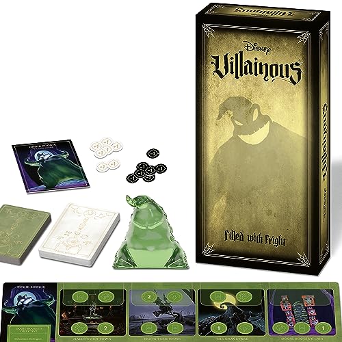 ゲーム盤競り合い 英語 亜米利加 外国で競り合い Ravensburger Disney Villainous Filled with Fright - Strategy Board Game - Join Oogie Boogie, Lock, Jack Skellington, and More - Award-Winning Line - Ages 10+ゲーム盤競り合い 英語 亜米利加 外国で競り合い