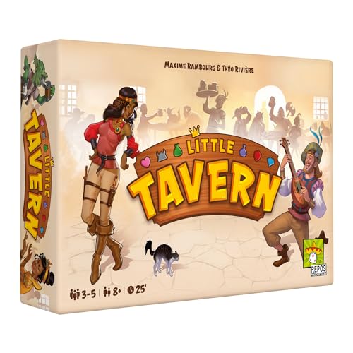 ゲーム盤競り合い 英語 亜米利加 外国で競り合い Little Tavern Party Game - Seat The Best Customers, Collect The Most Tips, and Win! Strategy Game for Kids \u0026 Adults, Ages 8+, 3-5 Players, 25 Min Playtime, Made by Repos Prodゲーム盤競り合い 英語 亜米利加 外国で競り合い