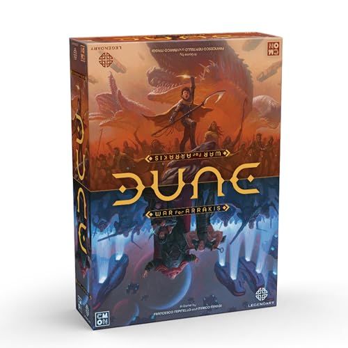 ゲーム盤力くらべ 英語 亜米利加 外国で力くらべ CMON Dune: War for Arrakis Board Game CORE Box - Tabletop Miniatures Strategy Game with Asymmetric Gameplay for Kids and Adults, Ages 14+, 1-4 Players, 120 Minute Playtimeゲーム盤力くらべ 英語 亜米利加 外国で力くらべ