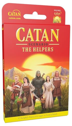 ゲーム盤競り合い 英語 亜米利加 外国で競り合い CATAN The Helpers SCENARIO EXPANSION | Strategy Board Game | Adventure Game | Family Game for Adults and Kids | Ages 12+ | 3-6 Players | Average Playtime 45-90 Minutes | Madeゲーム盤競り合い 英語 亜米利加 外国で競り合い