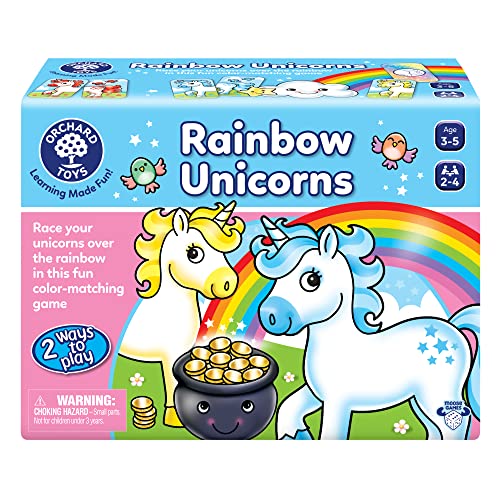 ゲーム盤競り合い 英語 亜米利加 外国で競り合い Orchard Toys Moose Games Rainbow Unicorns Game. Race Your Unicorns Over The Rainbow to a Pot of Gold インチ This Magical, Fun Color-Matching Game! Ages 3+ for 2-4 Playersゲーム盤競り合い 英語 亜米利加 外国で競り合い