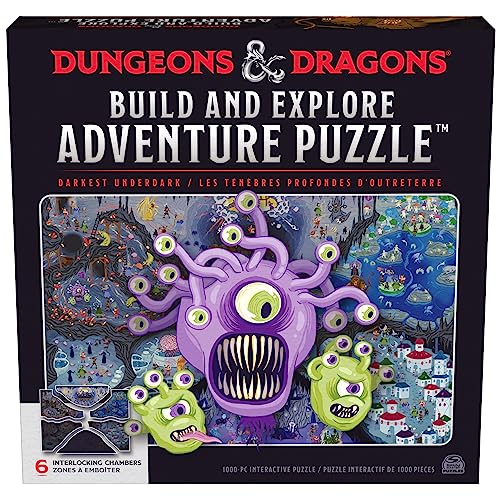 ボードゲーム 英語 アメリカ 海外ゲーム Dungeons & Dragons, Build and Explore Adventure Puzzle, DND Adult Puzzles, Dungeons and Dragons 1000 Piece Puzzles for Adults and Kids Ages 12+ボードゲーム 英語 アメリカ 海外ゲーム|angelica