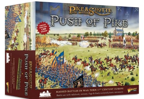 ゲーム盤力くらべ 英語 亜米利加 外国で力くらべ Warlord Pike \u0026 Shotte Epic Battles Push of Pike Game - Role Playing Strategy Board Games for Adults, Table Top 17th Century Strategic Wargaming Kit - Tabletop Military Historゲーム盤力くらべ 英語 亜米利加 外国で力くらべ