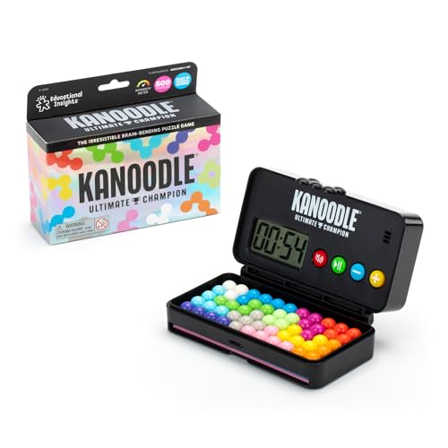 ゲーム盤力くらべ 英語 亜米利加 外国で力くらべ Educational Insights Kanoodle Ultimate Champion - 3D Brain Teaser Puzzles for Kids, Spatial Puzzle Games for Adults, Teens and Kids, Problem Solving Toys and Logic Puzzles, Sゲーム盤力くらべ 英語 亜米利加 外国で力くらべ