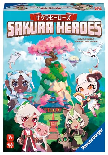 ボードゲーム 英語 アメリカ 海外ゲーム Ravensburger Sakura Heroes ? A Fast-Paced Dice Game for Anime Fans Ages 7 and Upボードゲーム 英語 アメリカ 海外ゲーム｜angelica