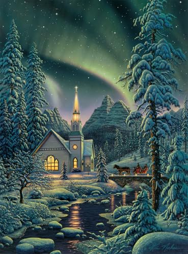ジグソーパズル 海外製 アメリカ Buffalo Games ? Kim Norlien - Light of The World - 1000 Piece Winter Jigsaw Puzzle - Festive, Holiday Puzzles for Adults ? Precision-Cut Pieces, Christmas Artwork, Hours of Relaxing Fuジグソーパズル 海外製 アメリカ|angelica