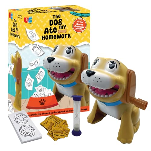ゲーム盤競り合い 英語 亜米利加 外国で競り合い University Games, The Dog Ate My Homework: Easy, Fast-Paced Picture Guessing Game with a Naughty Dog Eating Homework, Ages 5 and Upゲーム盤競り合い 英語 亜米利加 外国で競り合い