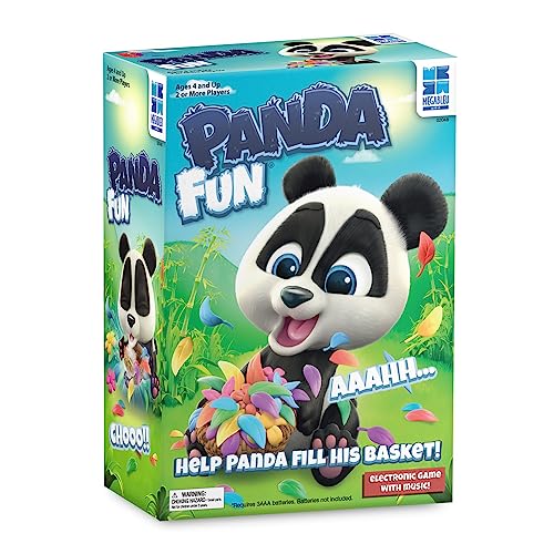 ゲーム盤競り合い 英語 亜米利加 外国で競り合い University Games Megableu USA, Panda Fun, a Fast and Frenzied Skill and Action Game for Children of All Ages, Play Cooperatively or Competitively to Win! Ages 4 and Up, 2 or ゲーム盤競り合い 英語 亜米利加 外国で競り合い